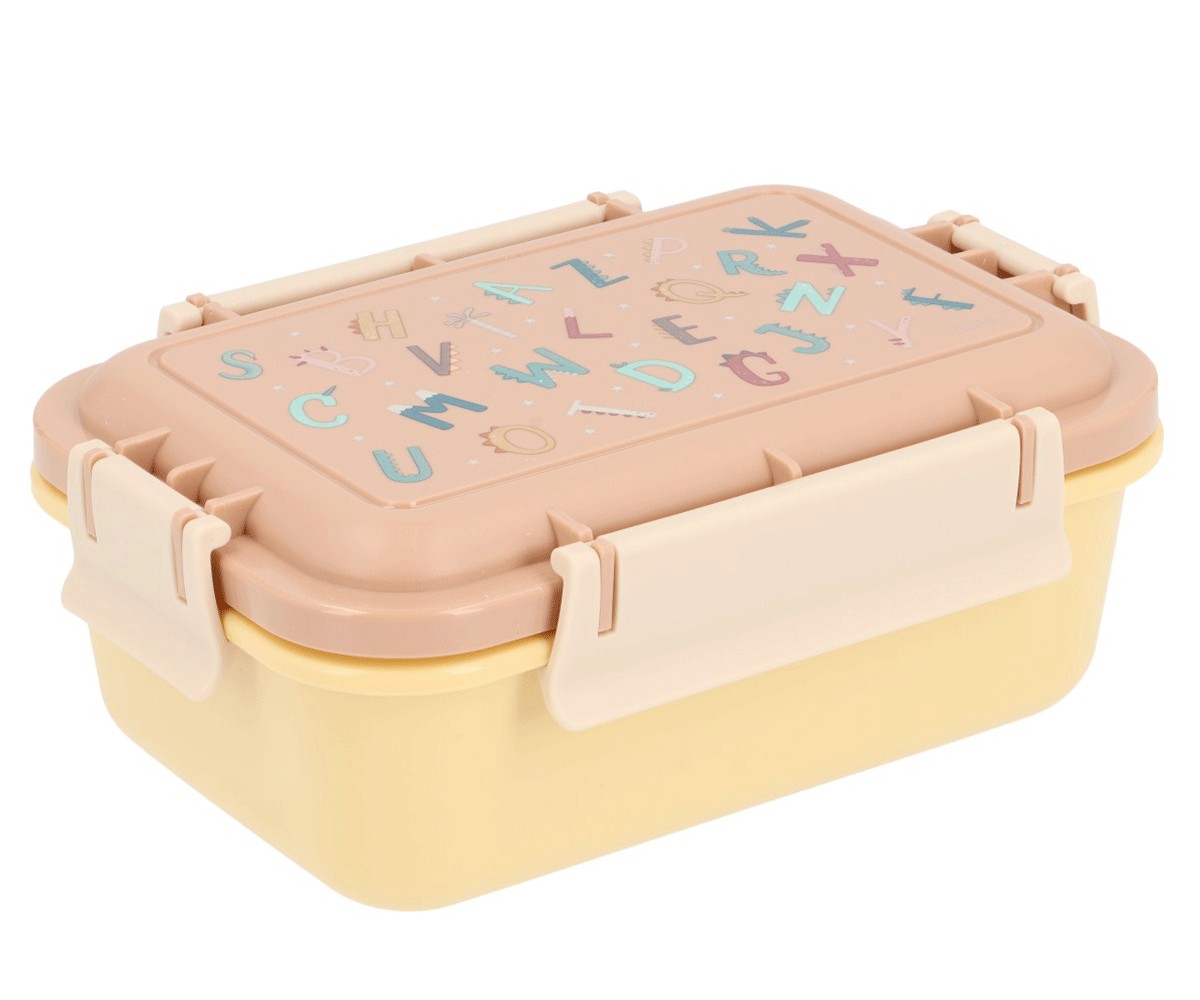 FIAMBRERA BENTO ALMUERZO FUNNY LETTERS