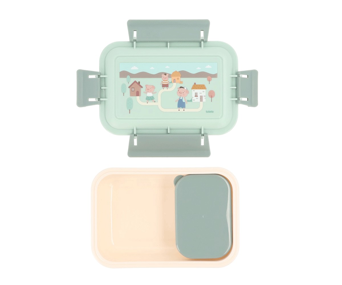 FIAMBRERA BENTO THREE LITTLE PIGS - Imagen 2