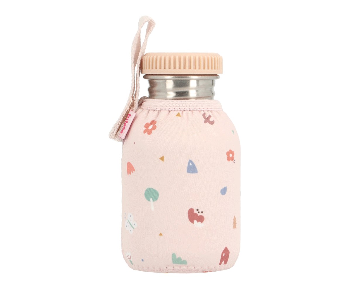 BOTELLA ACERO C/FUNDA GEOMETRIC NATURE 350ML