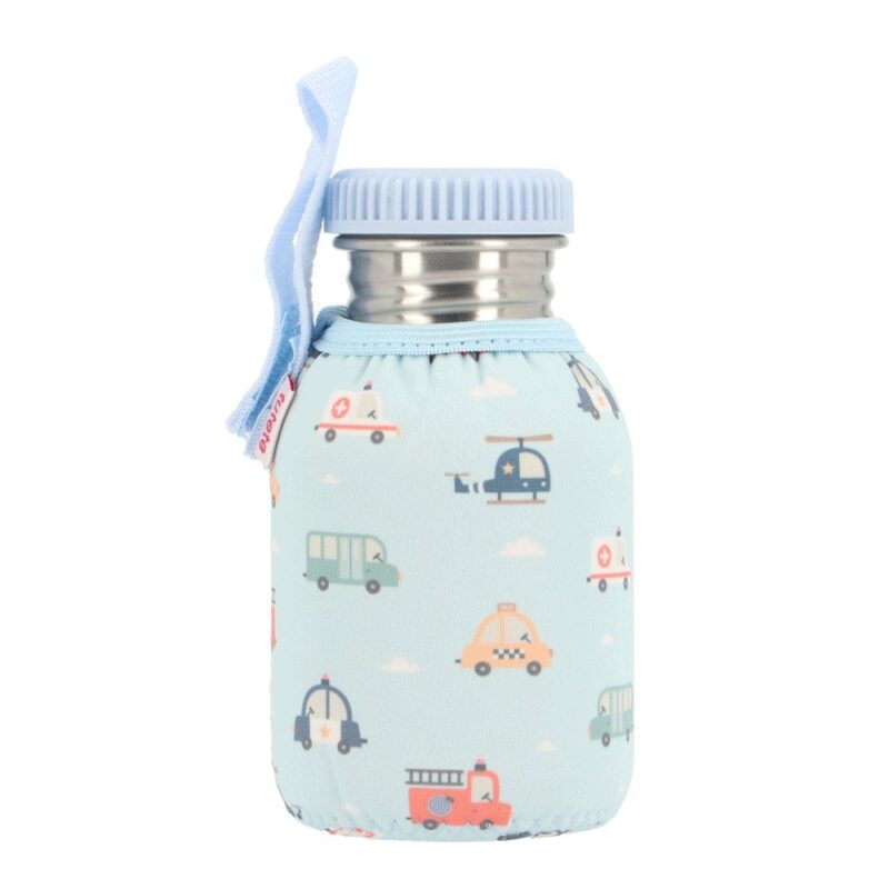 BOTELLA ACERO C/FUNDA CITY CARS 350ML