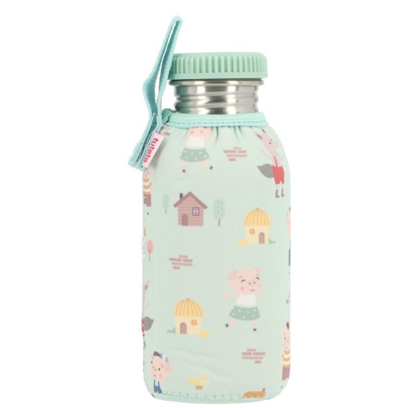 BOTELLA ACERO C/FUNDA THREE LITTLE PIGS 500ML