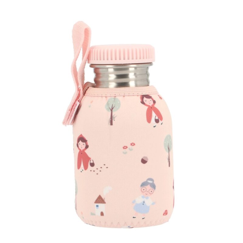 BOTELLA ACERO C/FUNDA LITTLE RED 350ML