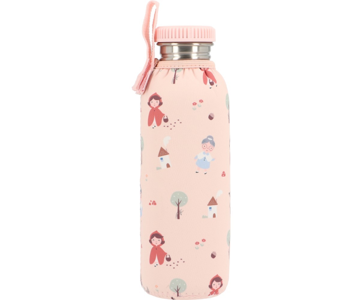 BOTELLA ACERO C/FUNDA LITTLE RED 750ML