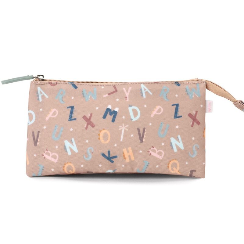 ESTUCHE 3 COMPARTIMENTOS FUNNY LETTERS