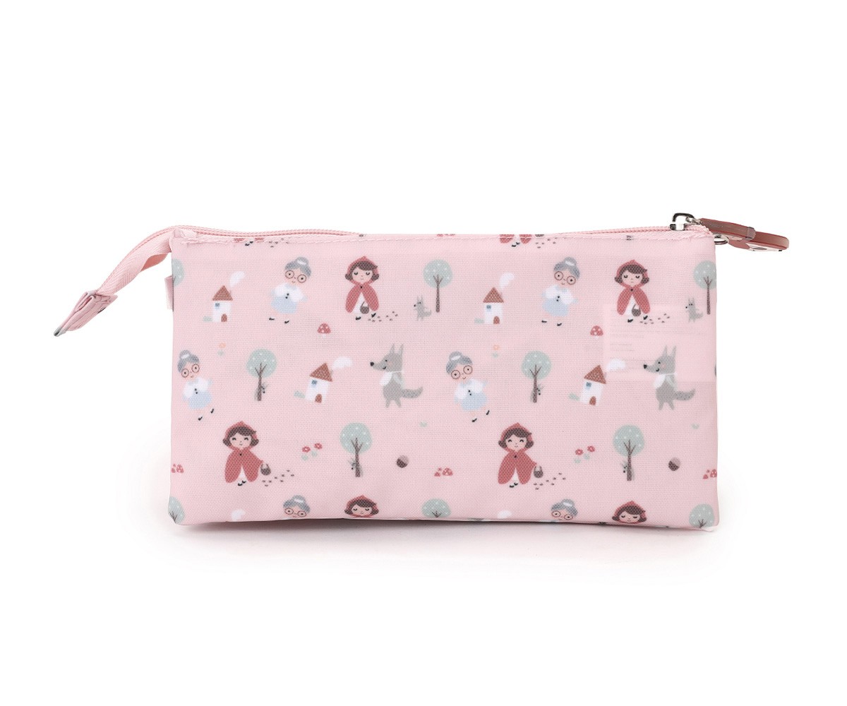 ESTUCHE 3 COMPARTIMENTOS LITTLE RED