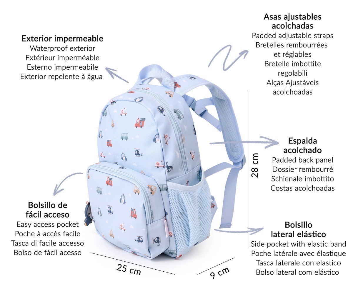 MOCHILA CITY CARS - Imagen 2