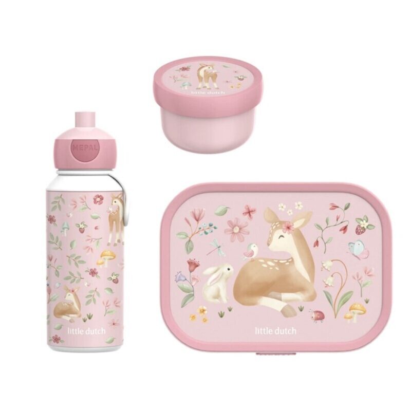 PACK ALMUERZO CAMPUS FRUTA FAIRY GARDEN LITTLE DUTCH
