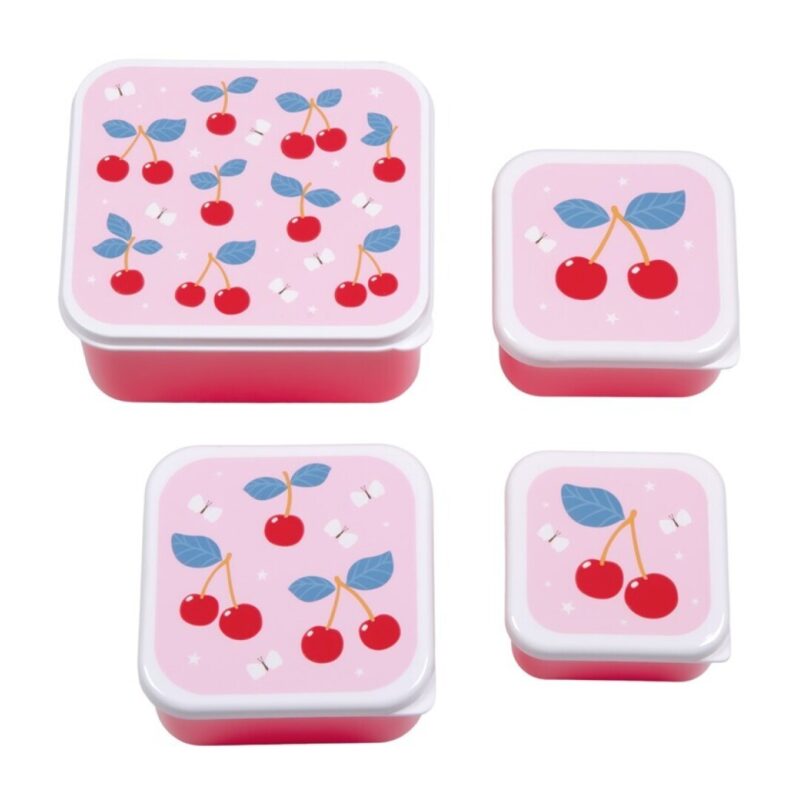 SET 4 CAJAS SNACK CEREZAS