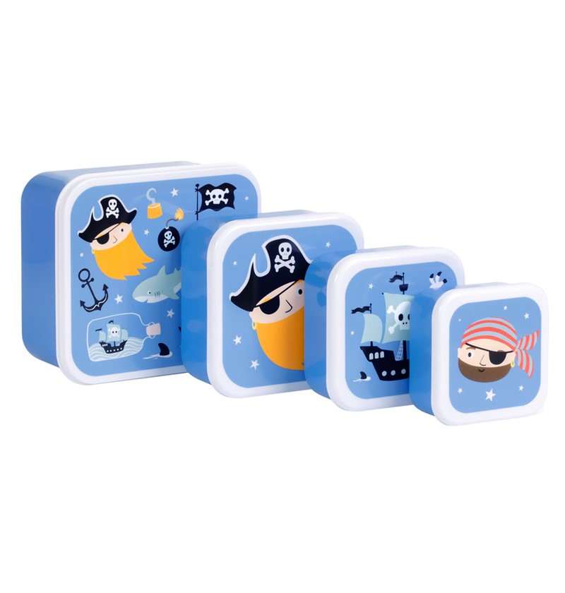 SET 4 CAJAS SNACK PIRATAS - Imagen 2