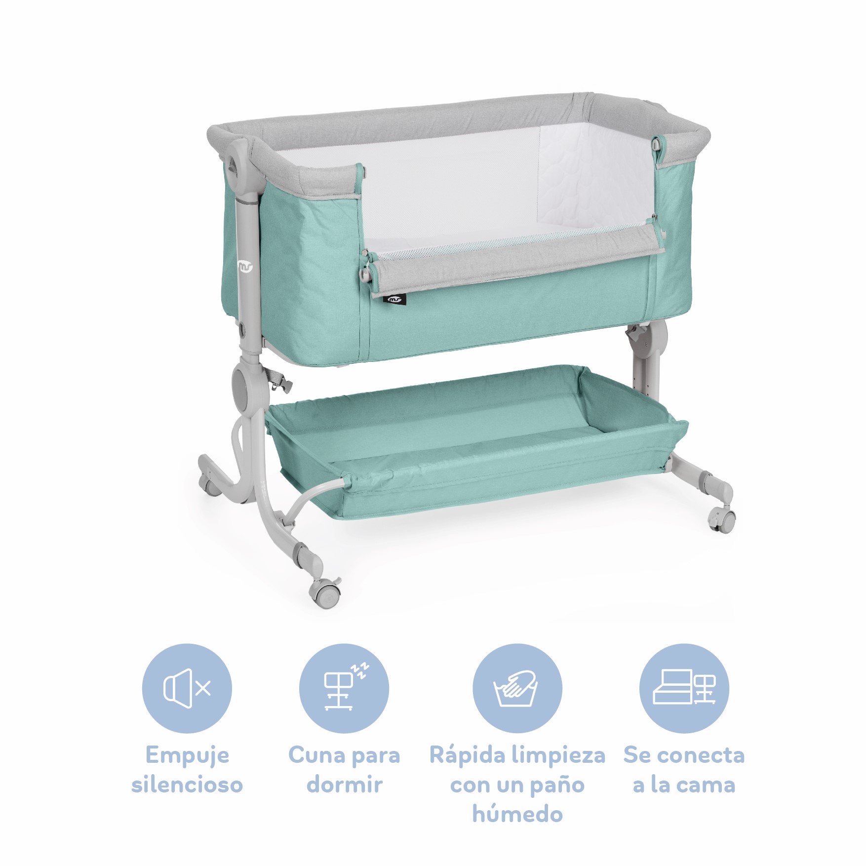 MINICUNA COLECHO COMFY VERDE - Imagen 3