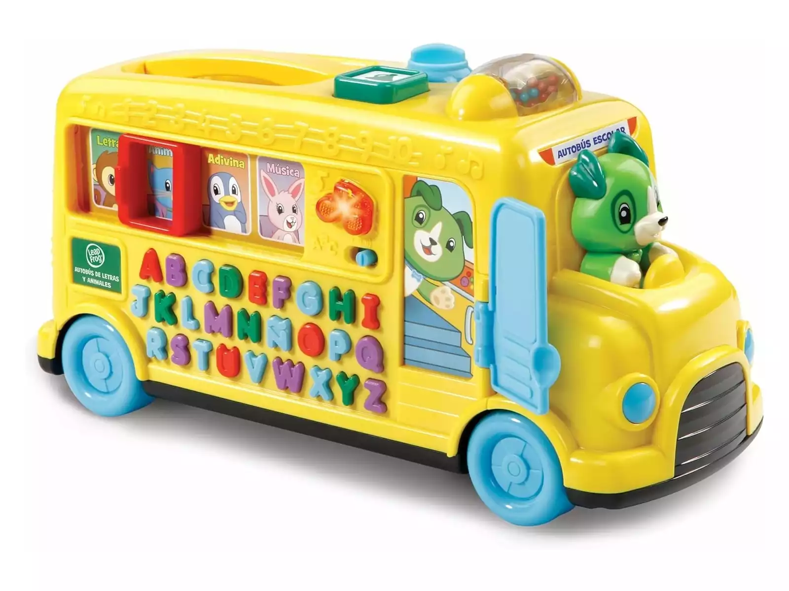AUTOBUS DE LETRAS Y ANIMALES