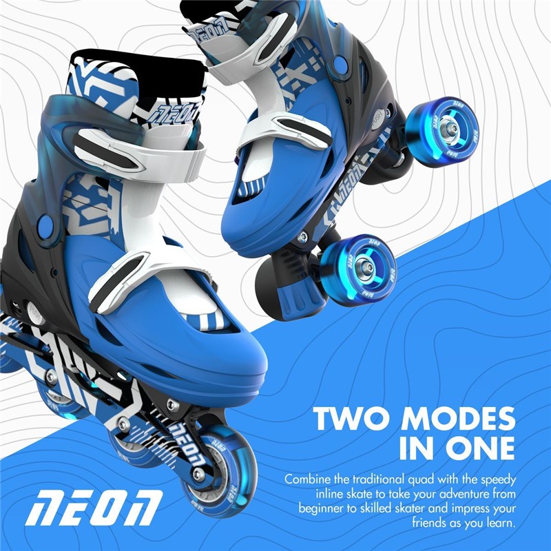 PATINES COMBO NEóN GOTEKI AZUL (34-37) - Imagen 7
