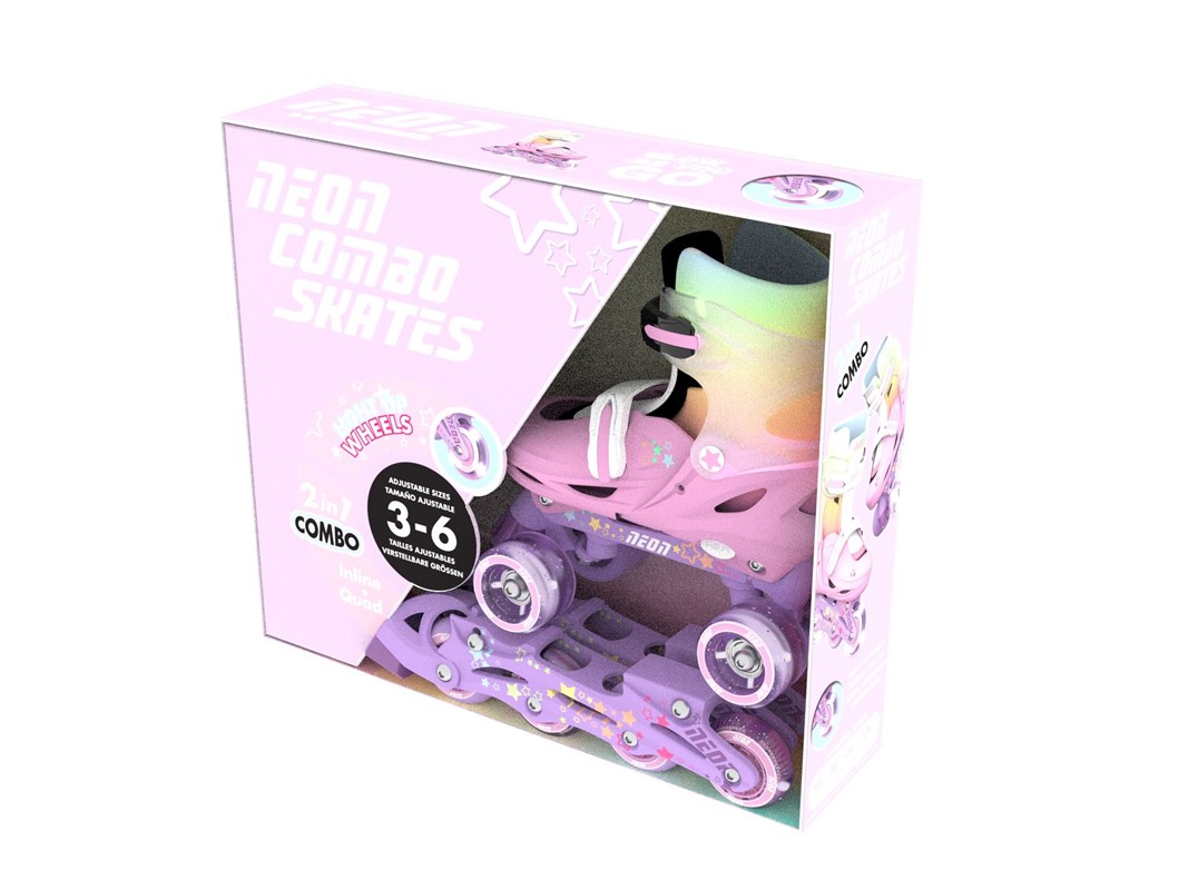 PATINES COMBO NEON RAINBOW (30-33) - Imagen 3