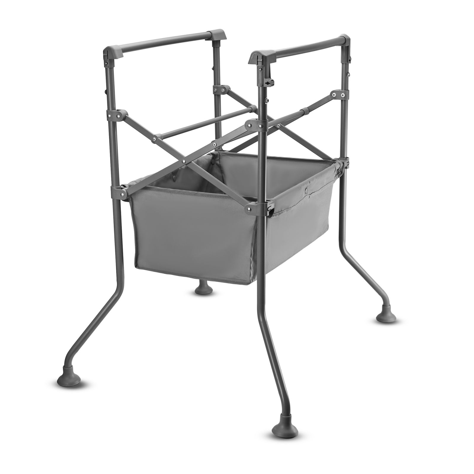 BAÑERA PLEGABLE CON CAMBIADOR Y SOPORTE BUBBLY GRIS - Imagen 5