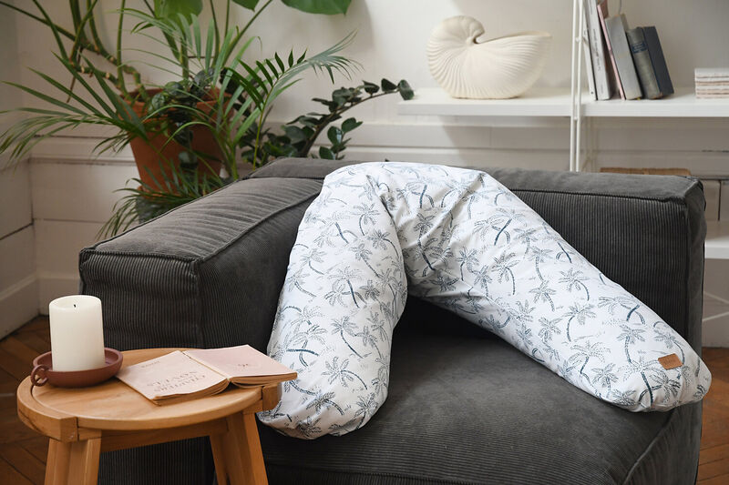 COJIN/ALMOHADA DE LACTANCIA BIG FLOPSY LINO PALM TREE - Imagen 2