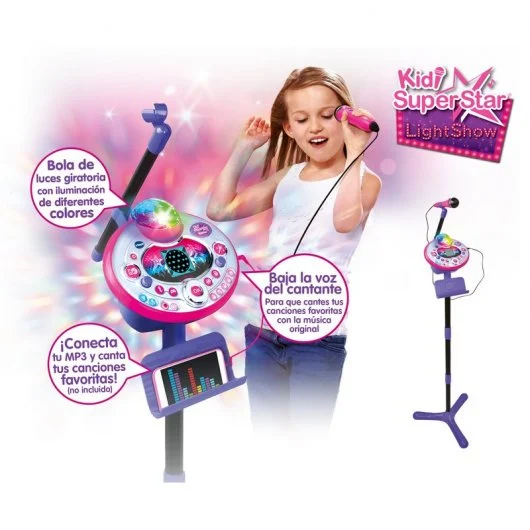 MICROFONO KIDI SUPER STAR LIGHT SHOW - Imagen 7