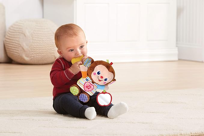 PELUCHE CON MORDEDOR MONITO BEBE - Imagen 2