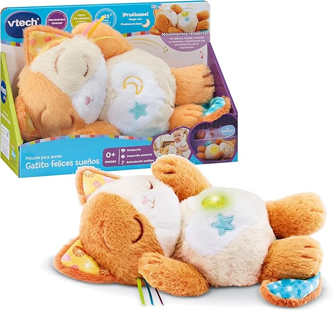 PELUCHE PARA DORMIR GATITO FELICES SUEÑOS