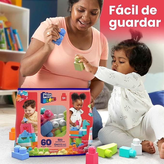 BOLSA CONSTRUCCION MEGA BLOCKS 60PZAS - Imagen 2