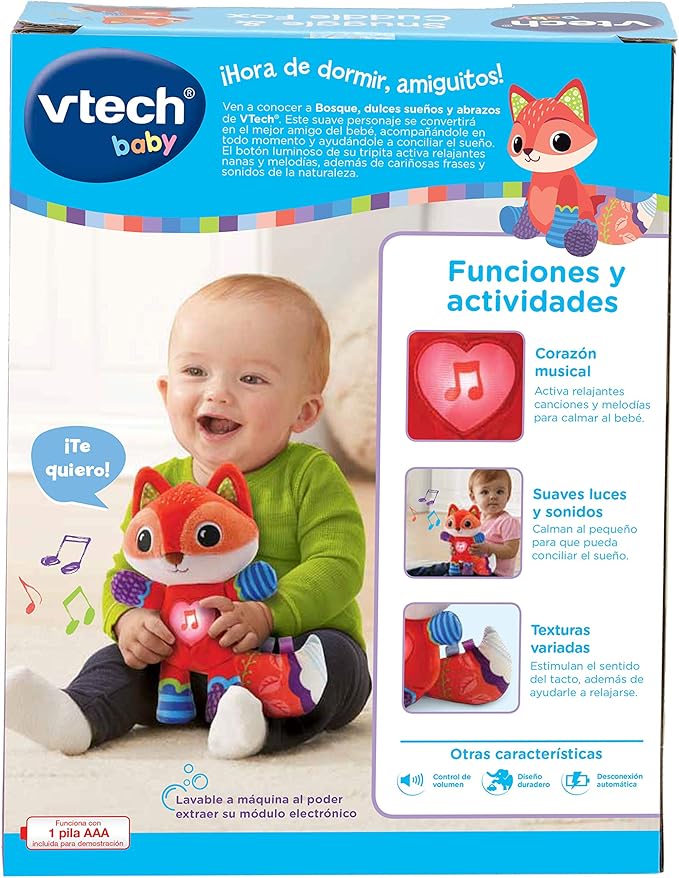 PELUCHE INTERACTIVO BOSQUE, DULCES SUEÑOS Y ABRAZOS - Imagen 6