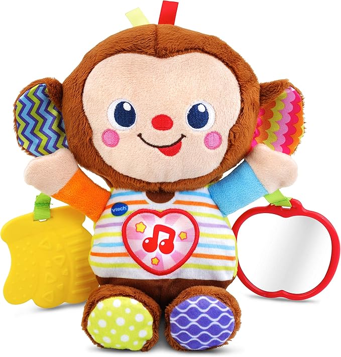 PELUCHE CON MORDEDOR MONITO BEBE - Imagen 7