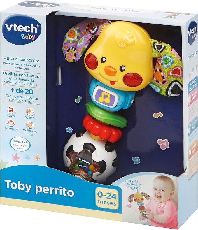 PELUCHE CON MORDEDOR MONITO BEBE - Imagen 6