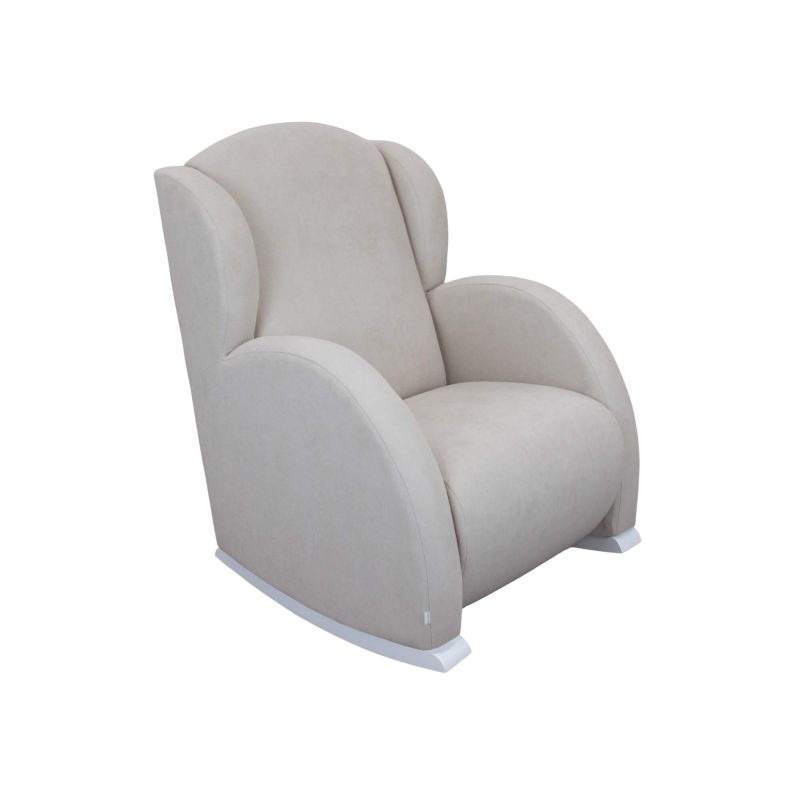 MECEDORA DE LACTANCIA FLOR GRIS CLARO C/SLOW SYSTEM