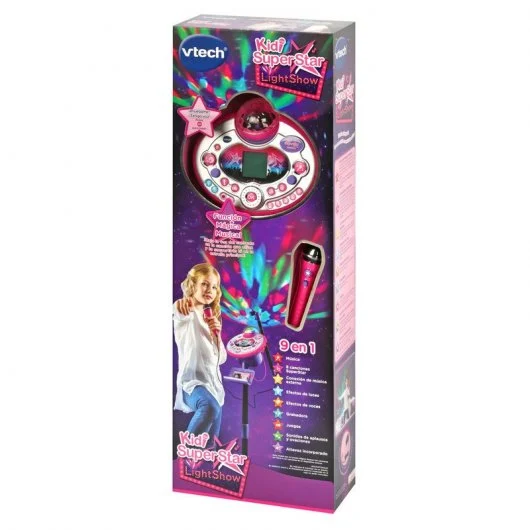 MICROFONO KIDI SUPER STAR LIGHT SHOW - Imagen 3
