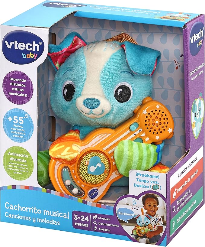 PELUCHE INTERACTIVO CACHORRITO MUSICAL Y MELODIAS - Imagen 4