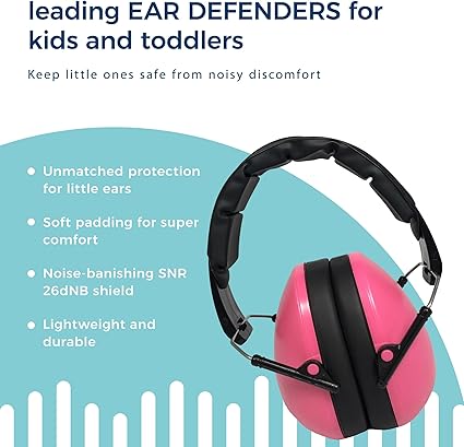 CASCOS/AURICULARES ANTIRUIDO BANZ +3 AÑOS FUCSIA - Imagen 6