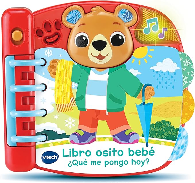LIBRO MUSICAL OSITO BEBE ¿QUE ME PONGO HOY?