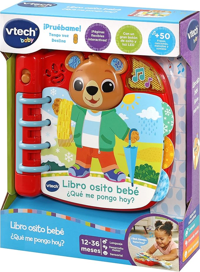 LIBRO MUSICAL OSITO BEBE ¿QUE ME PONGO HOY? - Imagen 5