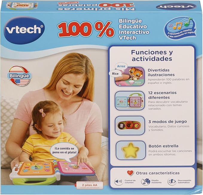 LIBRO INTERACTIVO MIS PRIMERAS 100 PALABRAS BILINGÜE - Imagen 4