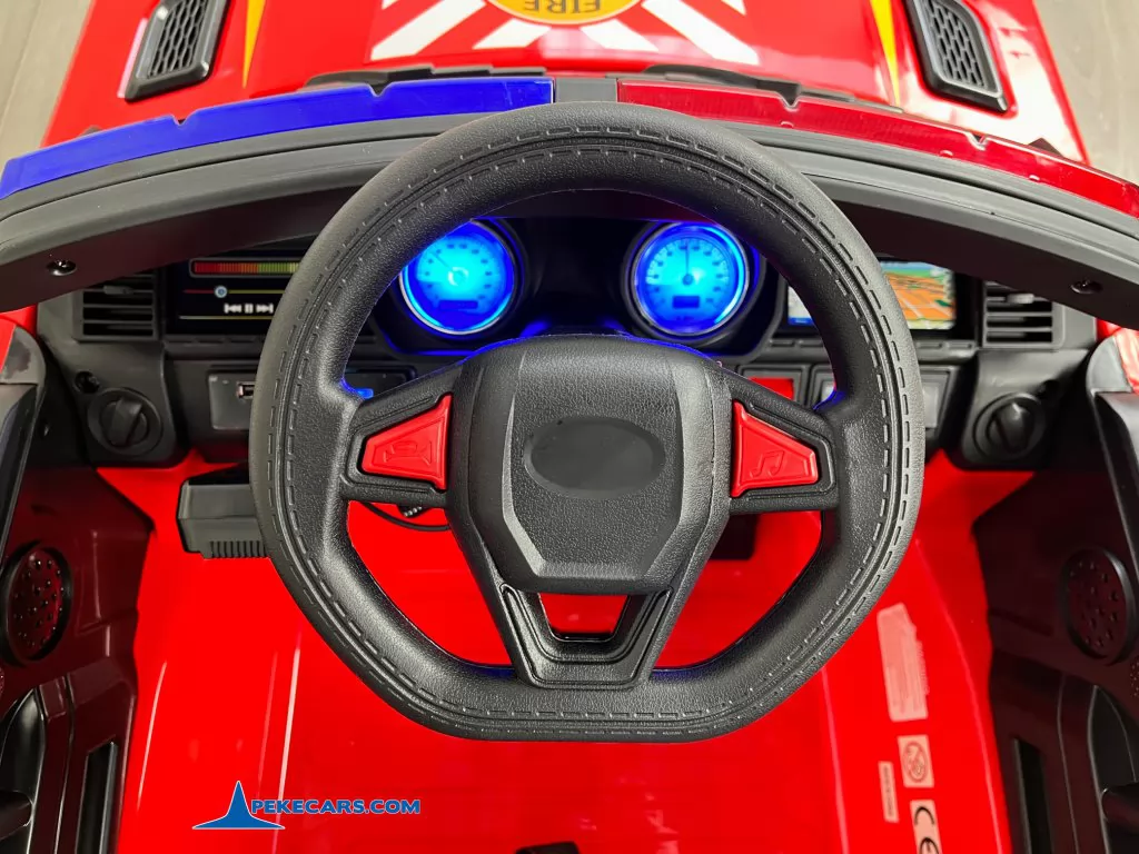COCHE BOMBEROS ROJO C/ALTAVOZ - Imagen 8
