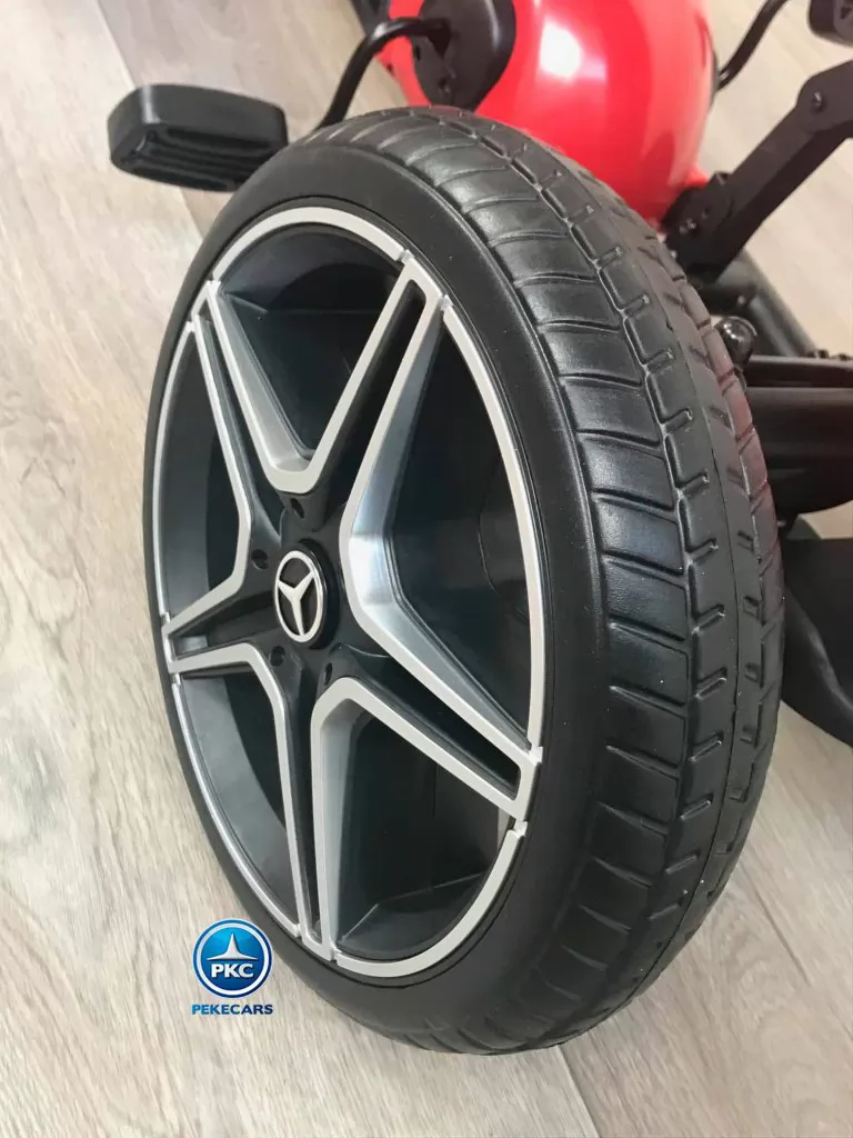 KART A PEDALES MERCEDES ROJO - Imagen 4