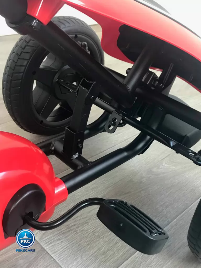 KART A PEDALES MERCEDES ROJO - Imagen 3