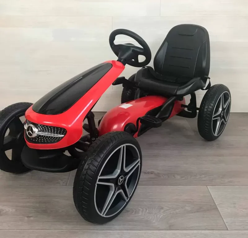 KART A PEDALES MERCEDES ROJO