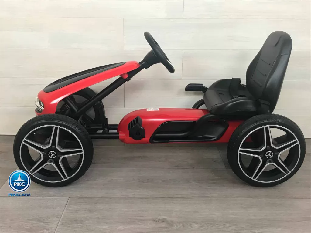KART A PEDALES MERCEDES ROJO - Imagen 10