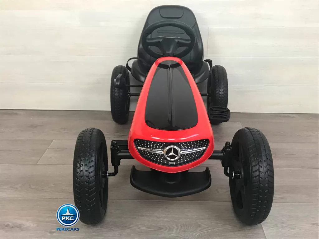 KART A PEDALES MERCEDES ROJO - Imagen 9