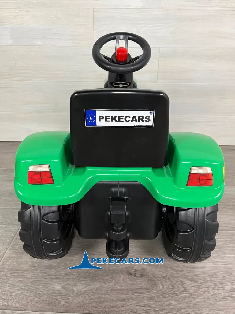 TRACTOR A PEDALES CON REMOLQUE VERDE - Imagen 11