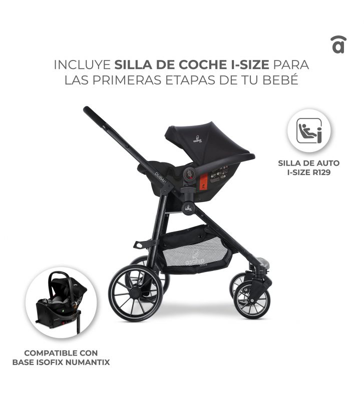 TRIO CONVERTIBLE DUBAI NEGRO - Imagen 8