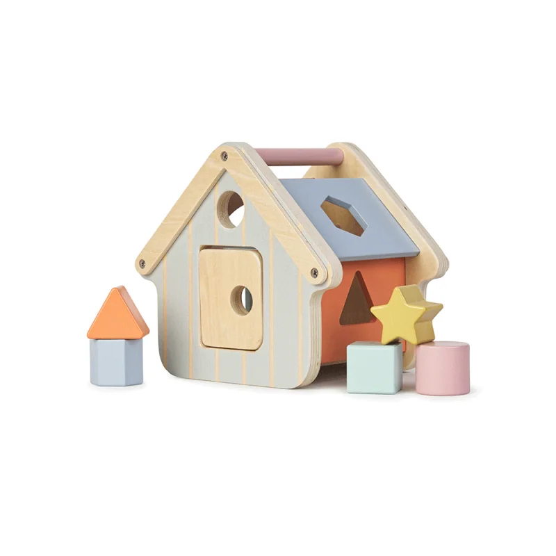 CASITA MADERA CON PIEZAS ENCAJABLES