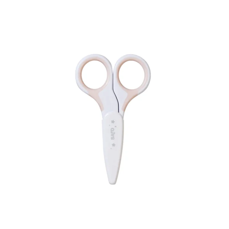 TIJERAS DE BEBE ROSA CON TAPA