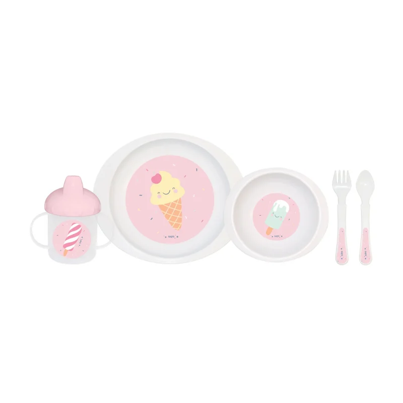 VAJILLA MICROONDAS ICE CREAM 5PZAS