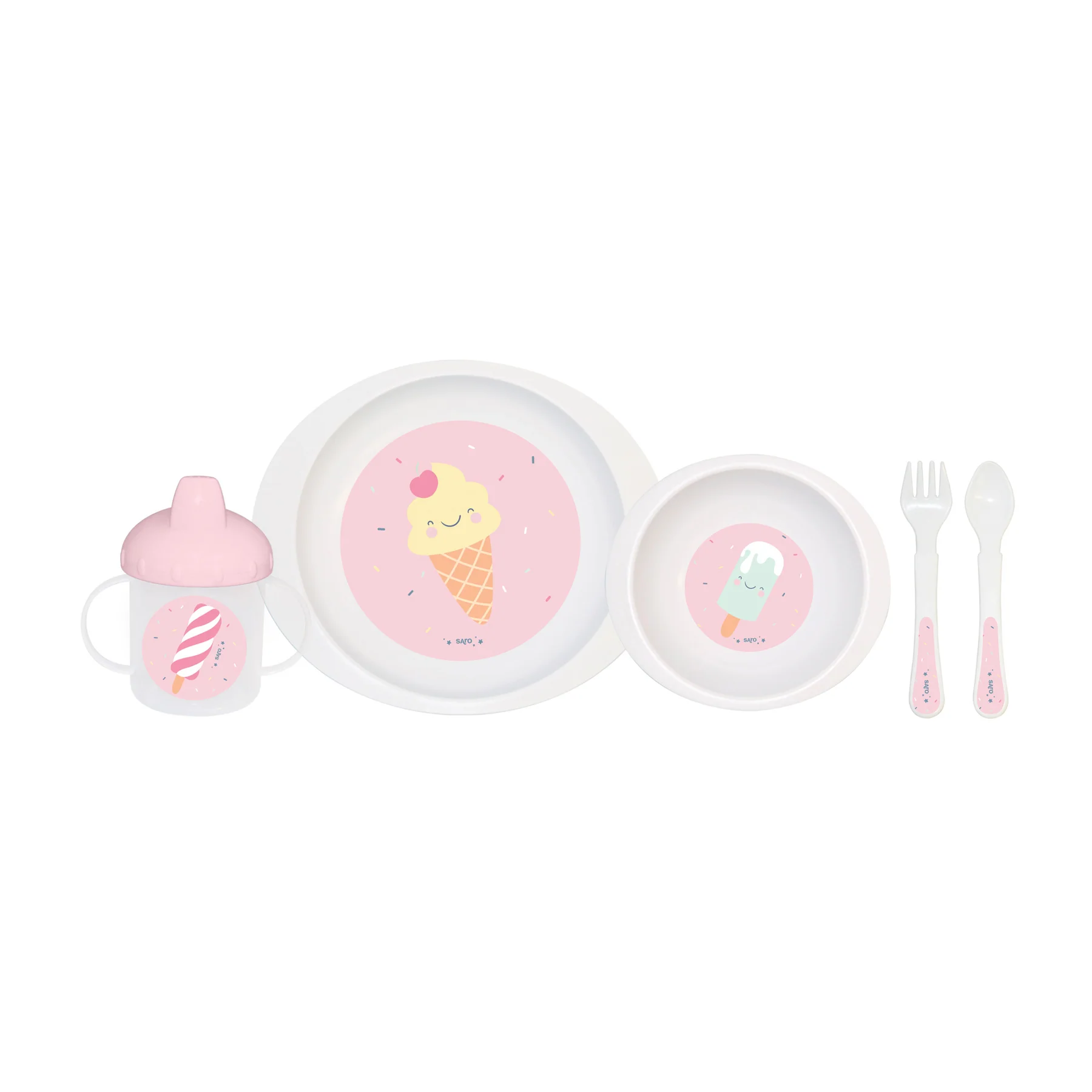 VAJILLA MICROONDAS ICE CREAM 5PZAS