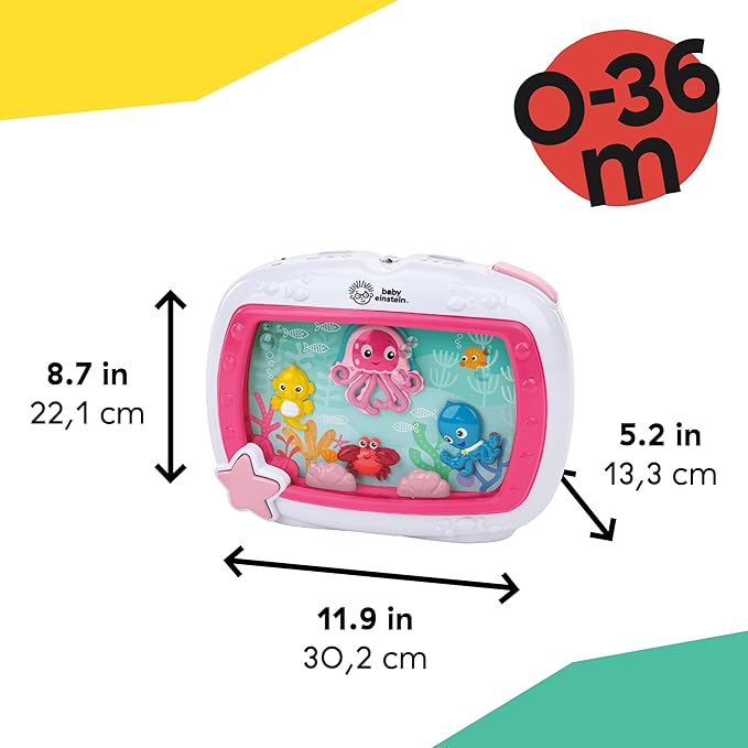 SEA DREAMS SEAHORSE PLUSH SOOTHER PINK RUIDOS BLANCOS - Imagen 3