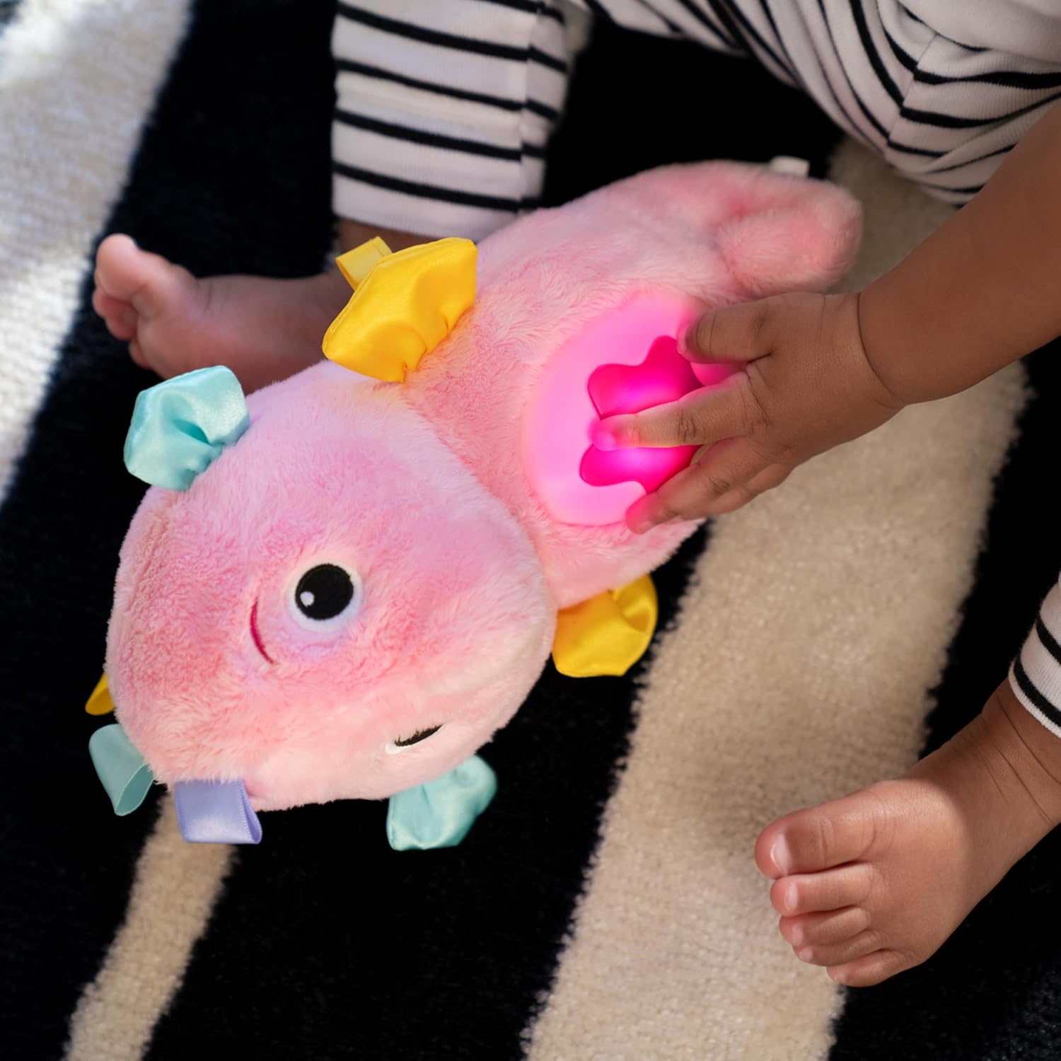 PELUCHE CABALLO DE MAR ROSA CON RUIDOS BLANCOS - Imagen 8