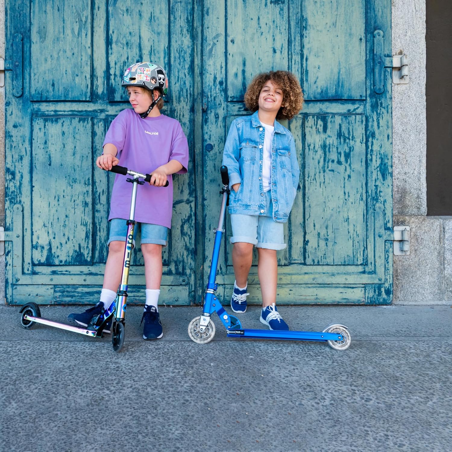 PATINETE SPRITE AZUL ZAFIRO CON LED - Imagen 8