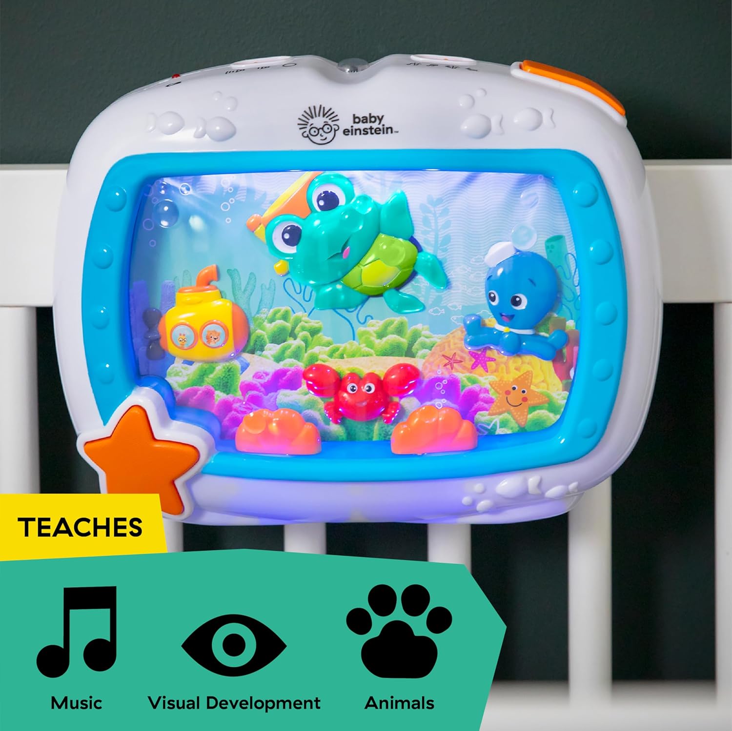 SEA DREAMS SEAHORSE PLUSH SOOTHER RUIDOS BLANCOS - Imagen 5
