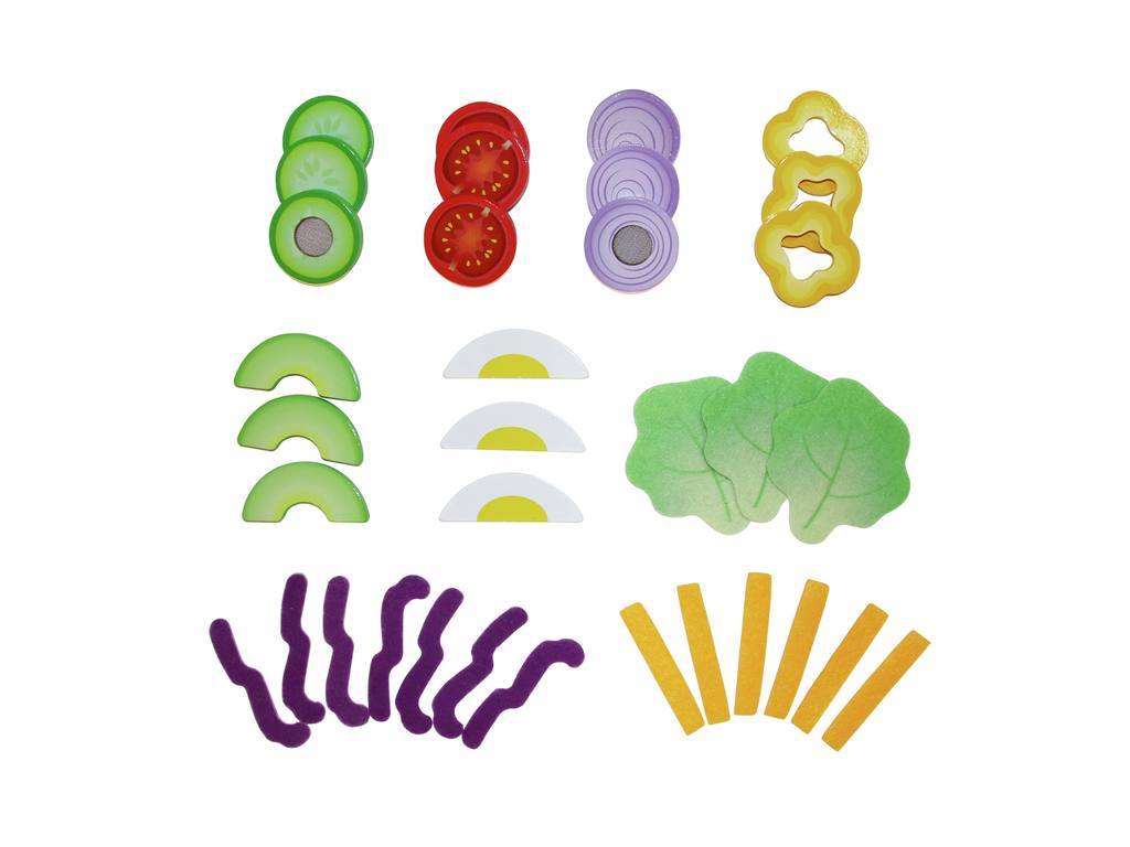 SET DE ENSALADA CON INGREDIENTES - Imagen 7
